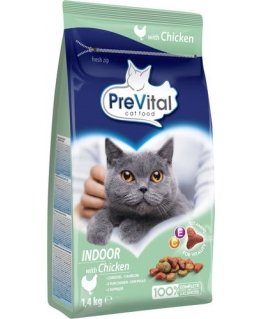 PREVITAL kassitoit täiskasvanud kanaga - kuiv kassitoit - 1,4 kg