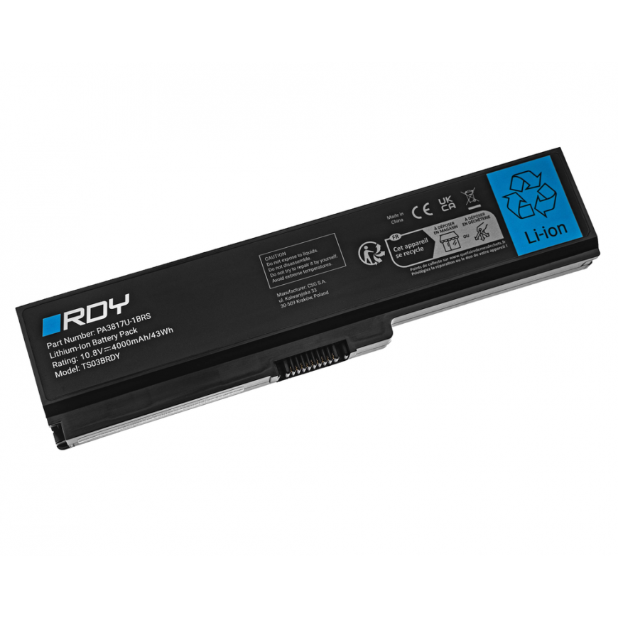 Green Cell Bateria RDY PA3817U-1BRS do Toshiba Satellite C650 C650D C655 C660 C660D C665 C670 C670D L750 L750D L755 L755D L770 L – 2