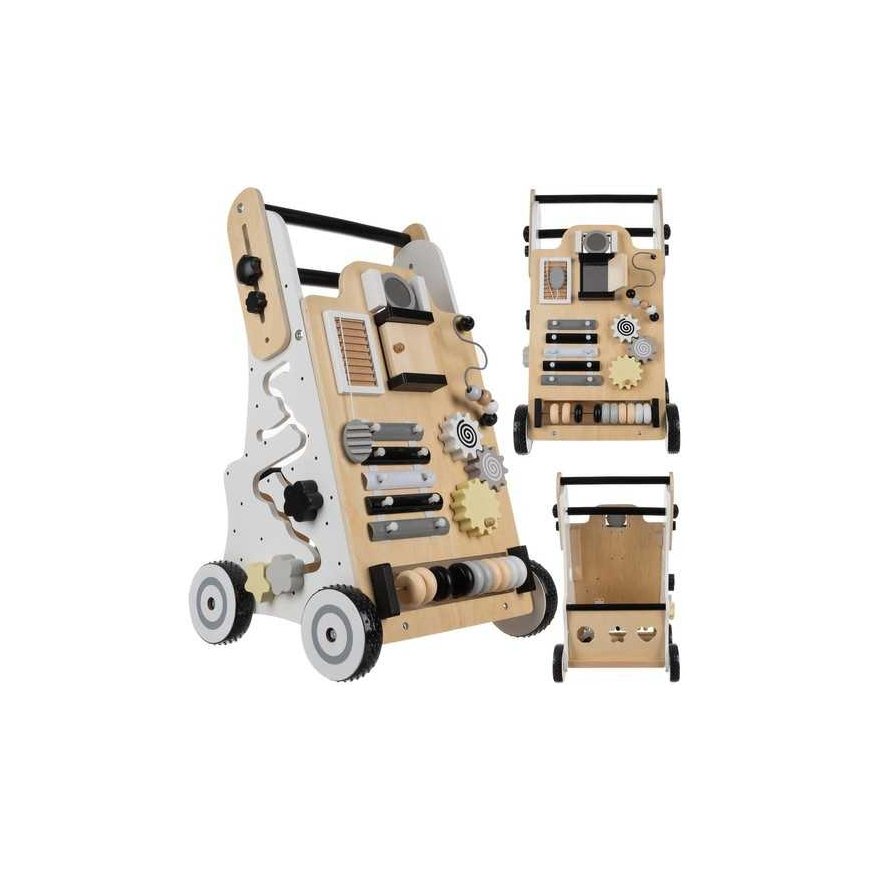 Wooden pushchair - walker Kruzzel 24761