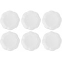 6 villadeifiori vakarienės lėkščių rinkinys - baltas, 26 cm 6 villadeifiori vakarienės lėkščių rinkinys - baltas, 26 cm