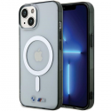 Dėklas BMW BMHMP15SHCRS iPhone 15 / 14 / 13 6.1" permatomas/transparent hardcase Sidabrinis Ring MagSafe Dėklas BMW BMHMP15SHCRS iPhone 15 / 14 / 13 6.1" permatomas/transparent hardcase Sidabrinis Ring MagSafe