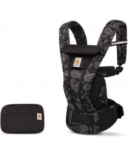 ERGOBABY OMNI BREEZE CARRIER, ONYX BLOOMS