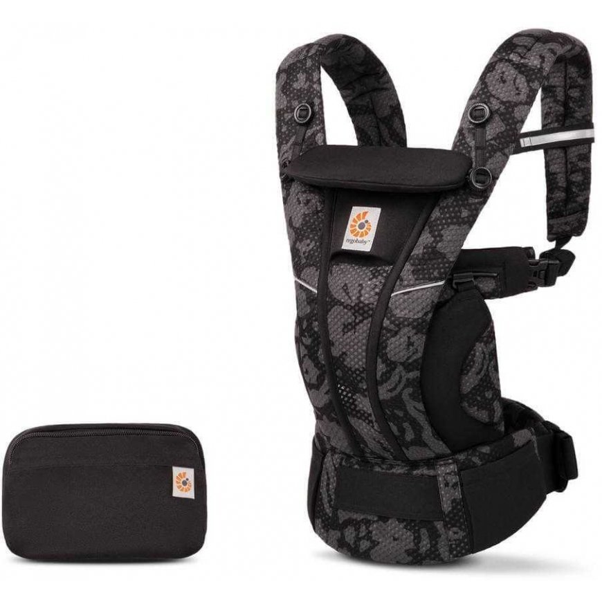 ERGOBABY OMNI BREEZE CARRIER, ONYX BLOOMS