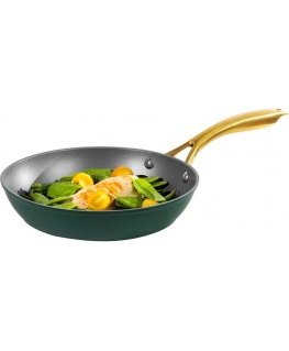Qualum Basic Glam coated frying pan 24 cm green AMBITION