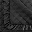 Narzuta Vanesa 220x240 black with fringe Eurofirany Narzuta Vanesa 220x240 black with fringe Eurofirany