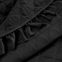 Narzuta Vanesa 220x240 black with fringe Eurofirany Narzuta Vanesa 220x240 black with fringe Eurofirany