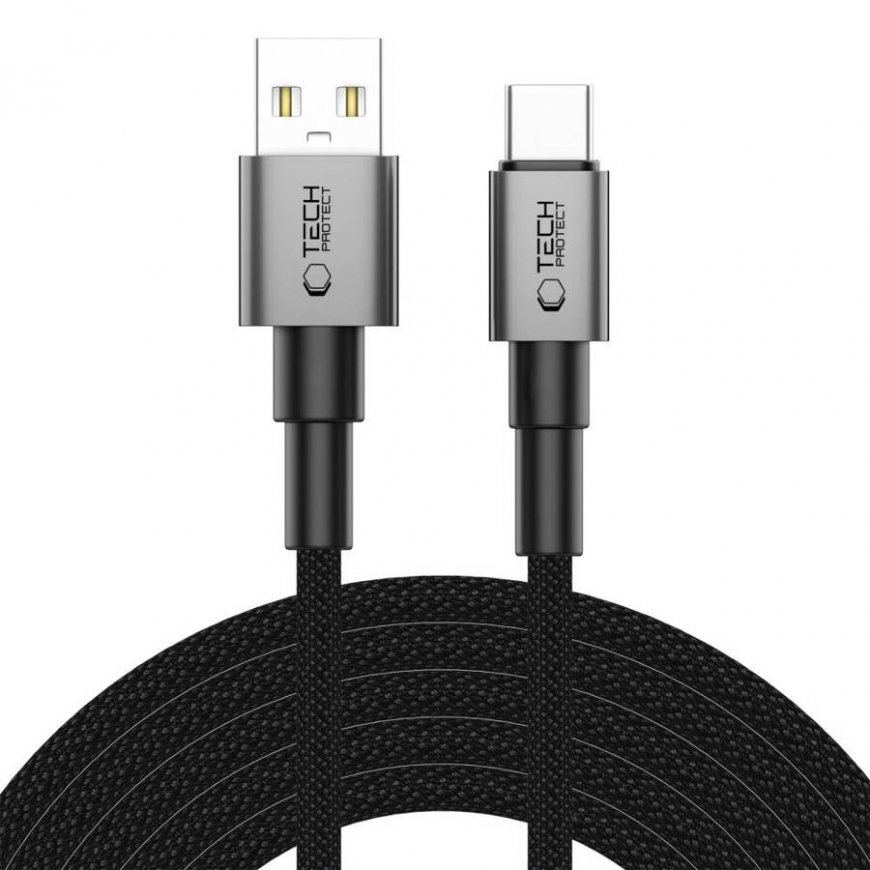 TECH-PROTECT ULTRABOOST DNA TYPE-C CABLE PD60W|3A 50CM IRON GREY