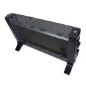JATA JCRM2206 telpu sildītājs Iekštelpas Melns 600 W Elektriskais konvekcijas telpas sildītājs