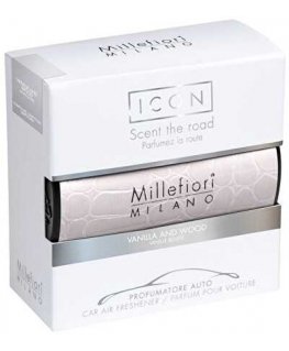 Millefiori Milano Car fragrance Icon Urban Vanilla and wood 47 g automobilio gaiviklis