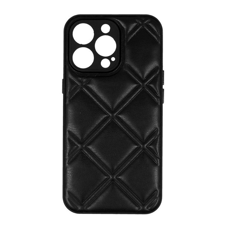 Samsung GALAXY A14 4G LEATHER 3D CASE Black