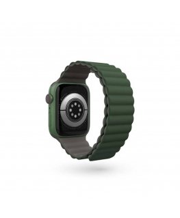 Epico Magnetic Strap for Apple Watch 42/44/45/49mm - Gray/Green