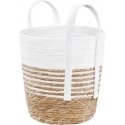 Bag with trawy morskiej with straps Boho 25 x 26 cm white AMBITION Bag with trawy morskiej with straps Boho 25 x 26 cm white AMBITION