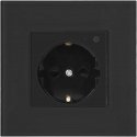 Orno Tuya Smart Wi-Fi vienvietis lizdas, Schuko, juodas Orno Tuya Smart Wi-Fi vienvietis lizdas, Schuko, juodas