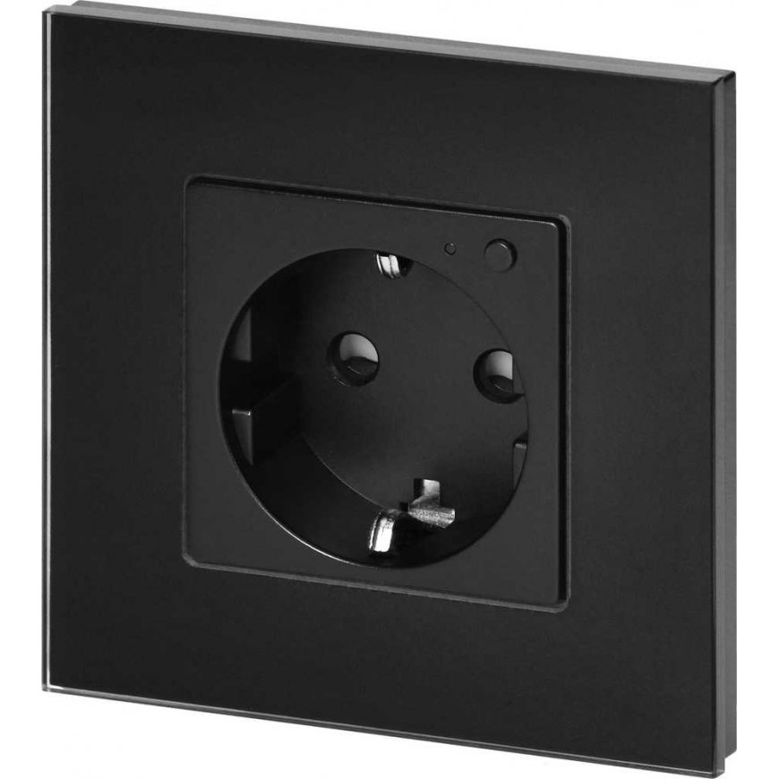 Orno Tuya Smart Wi-Fi vienvietis lizdas, Schuko, juodas – 2