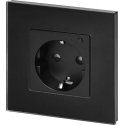 Orno Tuya Smart Wi-Fi vienvietis lizdas, Schuko, juodas Orno Tuya Smart Wi-Fi vienvietis lizdas, Schuko, juodas