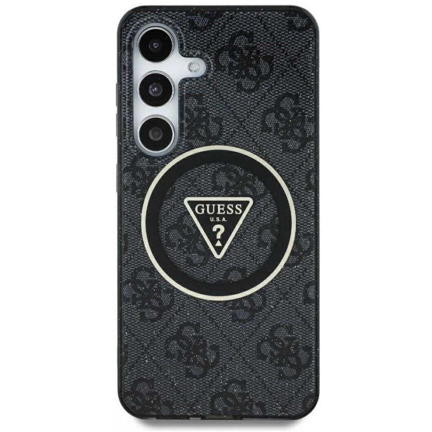 GUESS Case Guess 4G Glitter Triangle