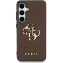 Case Guess Grained Big 4G Logo Small Classic Logo for Samsung Galaxy S25+ brown Case Guess Grained Big 4G Logo Small Classic Logo for Samsung Galaxy S25+ brown