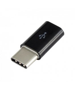 SBOX AD.USB-C B cable gender changer USB C USB A Black