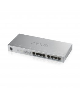 Zyxel GS1008HP Неуправляемый Gigabit Ethernet (10/100/1000) Питание по Ethernet (PoE) Серый