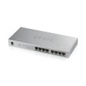 Zyxel GS1008HP Ne-valdomas Gigabit Ethernet (10/100/1000) Maitinimas per Eternetą (PoE) Pilka Zyxel GS1008HP Ne-valdomas Gigabit Ethernet (10/100/1000) Maitinimas per Eternetą (PoE) Pilka