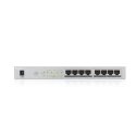 Zyxel GS1008HP Ne-valdomas Gigabit Ethernet (10/100/1000) Maitinimas per Eternetą (PoE) Pilka Zyxel GS1008HP Ne-valdomas Gigabit Ethernet (10/100/1000) Maitinimas per Eternetą (PoE) Pilka