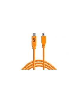 Tether Tools USB-C zu 2.0 Mini B 5-Pin 4,60m juodas