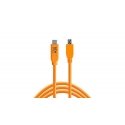 Tether Tools USB-C to 2.0 Mini B 5-Pin 4.60m black Tether Tools USB-C to 2.0 Mini B 5-Pin 4.60m black