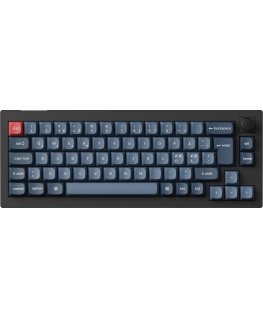 Keychron V2 Max QMK/VIA Fully Assembled Knob 65% -mekaaninen näppäimistö, Jupiter Brown -kytkimet