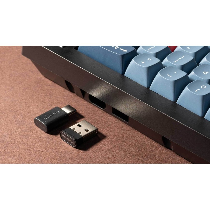 Keychron V2 Max QMK/VIA Fully Assembled Knob 65% Mechanical Keyboard, Jupiter Brown Switches – 5