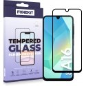 FoneKit Full Cover -panssarilasi, Samsung Galaxy A16, musta FoneKit Full Cover -panssarilasi, Samsung Galaxy A16, musta