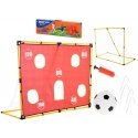 Football goal, target practice mat + ball Football goal, target practice mat + ball