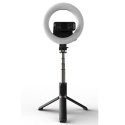 Elight Q07 Professional Selfie Stick (length max 90cm) with Ring