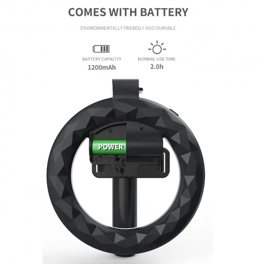 Elight Q07 Professional Selfie Stick (length max 90cm) with Ring – 4