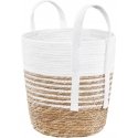 Bag with trawy morskiej with straps Boho 27 x 30 cm white AMBITION Bag with trawy morskiej with straps Boho 27 x 30 cm white AMBITION