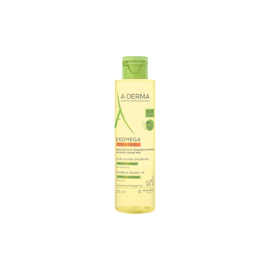 A Derma Exomega Control minkštinantis dušo aliejus 200ml