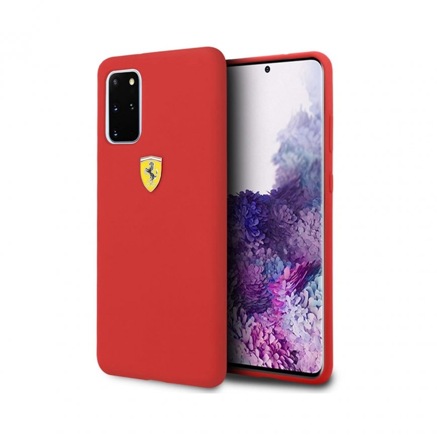 Ferrari Hardcase FESSIHCS62RE S20 G980 czerwony|red Silicone