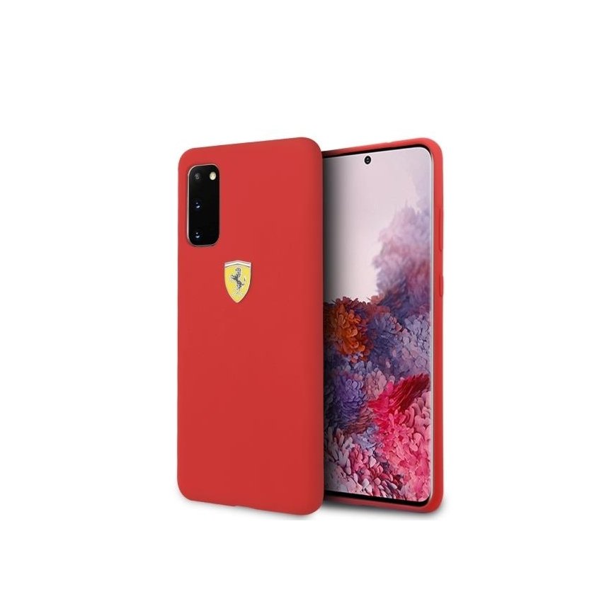 Ferrari Hardcase FESSIHCS62RE S20 G980 czerwony|red Silicone – 2
