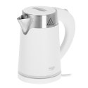 Adler AD 1372W электрический чайник 0,6 L 800 W Металлический, Белый Adler AD 1372W электрический чайник 0,6 L 800 W Металлический, Белый