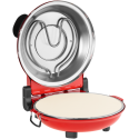 Waffle maker TEESA SUPREME + pizza oven, 1200 W, 32 cm, window, removable stone, dual heater control Waffle maker TEESA SUPREME + pizza oven, 1200 W, 32 cm, window, removable stone, dual heater control
