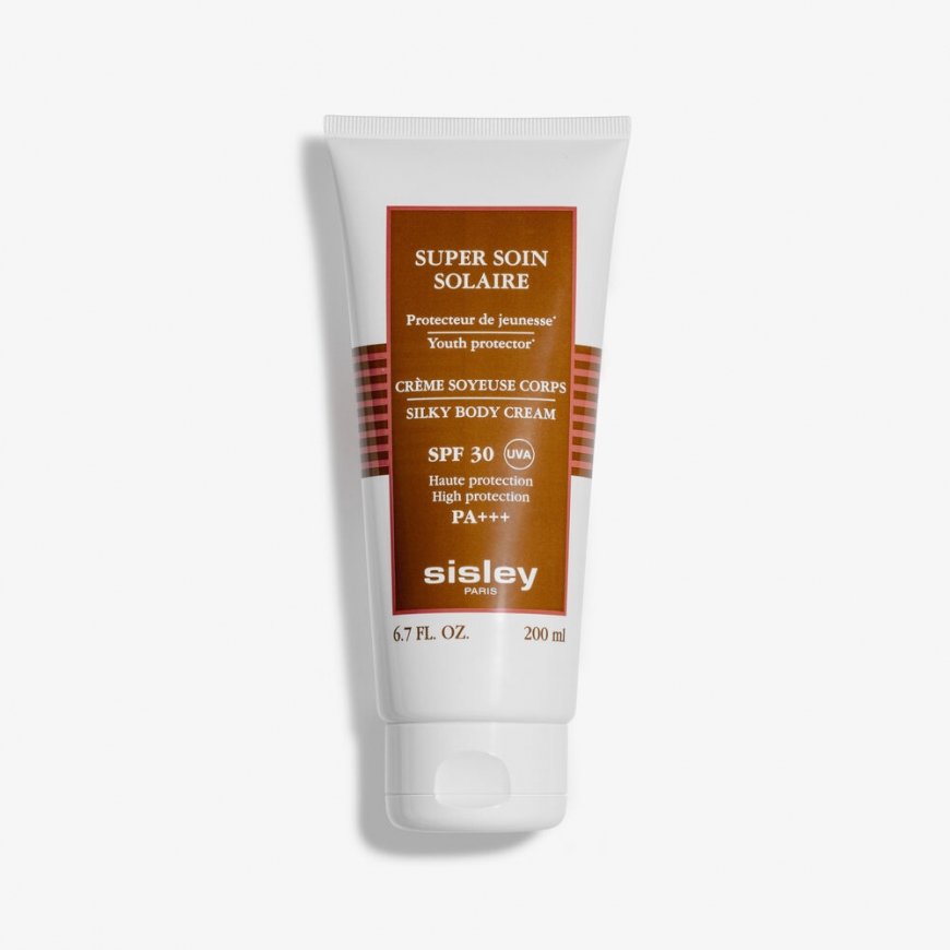 Sisley Super Soin Solaire Silky Body Cream Spf 30 Apsauginis kremas nuo saulės Korpusas Suaugusiesie