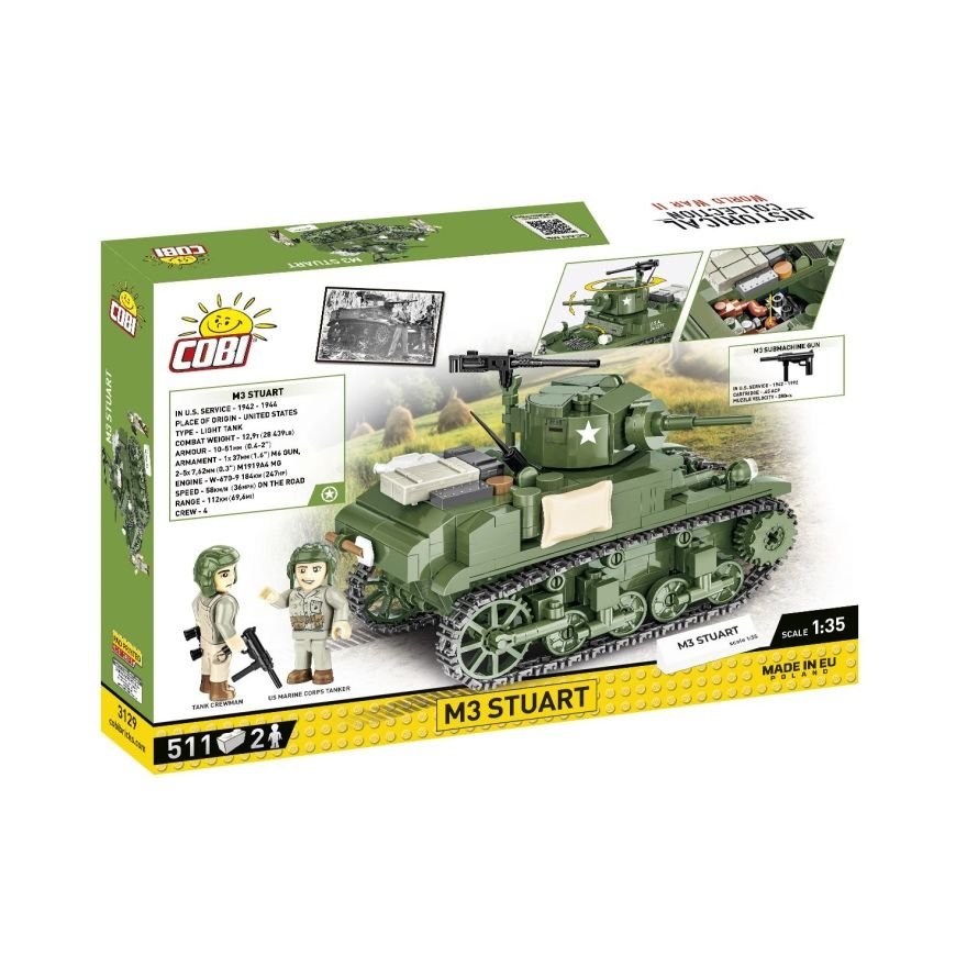 Blocks M3 Stuart 511 blocks