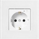 Orno Tuya Smart Wi-Fi single socket, Schuko, white Orno Tuya Smart Wi-Fi single socket, Schuko, white