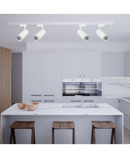 Gaismekļu sliežu sistēma 3F V-TAC 40W LED 35st CCT CRI90+ White VT-47050 2700K-4000K-6000K 3150lm