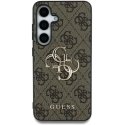 GUESS dėklas, skirtas SAMSUNG S25 Ultra GUHCS25L4GMGBR (4G PU Big Logo) rudas