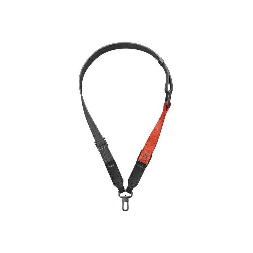 Case UNIQ Vista uniwersalna smycz do telefonu 2w1 black-bursztynowy/charcoal amber