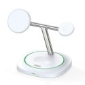 W16 15W 3-in-1 Magnetic Wireless Charger White W16 15W 3-in-1 Magnetic Wireless Charger White