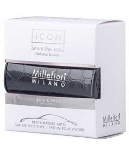 Millefiori Milano Car fragrance Icon Urban Wood and spices 47 g home fragrance
