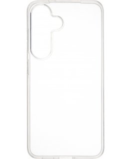 FoneKit silikonisuoja, Samsung Galaxy S25, läpinäkyvä