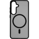 FoneKit Magneettinen Soft Touch -suojakuori, Samsung Galaxy S25, musta/harmaa FoneKit Magneettinen Soft Touch -suojakuori, Samsung Galaxy S25, musta/harmaa