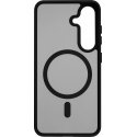 FoneKit Magnetic Soft Touch Case, Samsung Galaxy S25, black/gray
